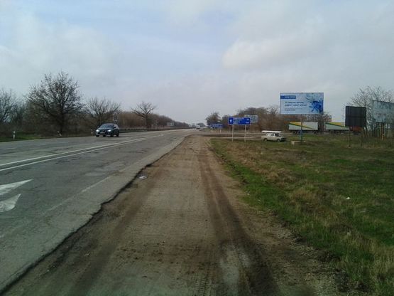 Фото рекламной плоскости по адресу Николаевская трасса Фото рекламной плоскости по адресу Николаевская трасса