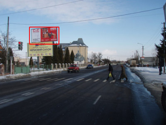 Фото рекламной плоскости по адресу Крихівецька 104 Фото рекламной плоскости по адресу Крихівецька 104