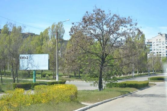 Фото рекламної площини за адресою Перекрёсток ул. Освободителей/пр. Победы Левый берег