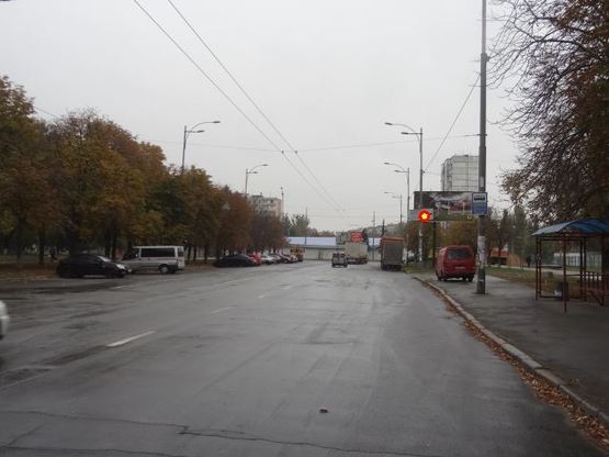 Фото рекламної площини за адресою вул. Р. Ролана, 3 ріг просп. Л. Курбаса к Окружной