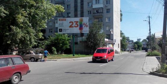 Фото рекламної площини за адресою ул.Театральная (Воровского), район Автовокзала (направление - ул. Первомайская)
