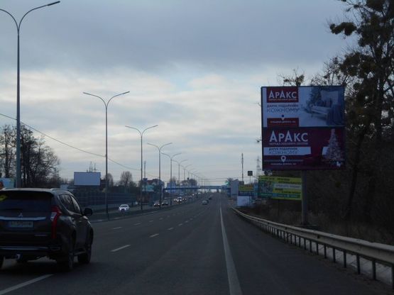 Фото рекламной плоскости по адресу с. Чабани, траса М-05 Київ-Одеса, км 16+090 право