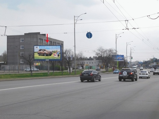 Фото рекламной плоскости по адресу Братиславская ул. 52, от рынка "Троещина"