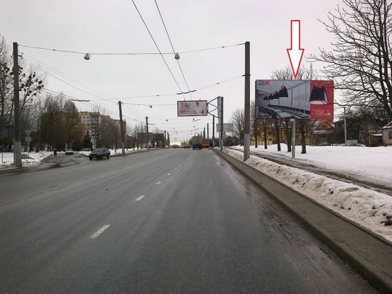 Фото рекламной плоскости по адресу вул.Кульпарківска 123 напрямок до вул.Щирецькій Фото рекламной плоскости по адресу вул.Кульпарківска 123 напрямок до вул.Щирецькій