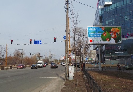 Фото рекламної площини за адресою Днепровская набережная - Павла Тычины пр.