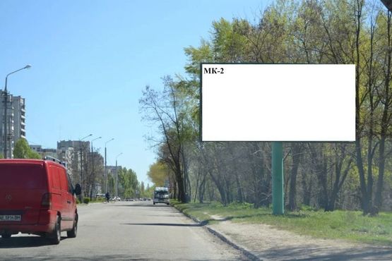 Фото рекламної площини за адресою пр. Металургов, Левый берег район рынка Кваки