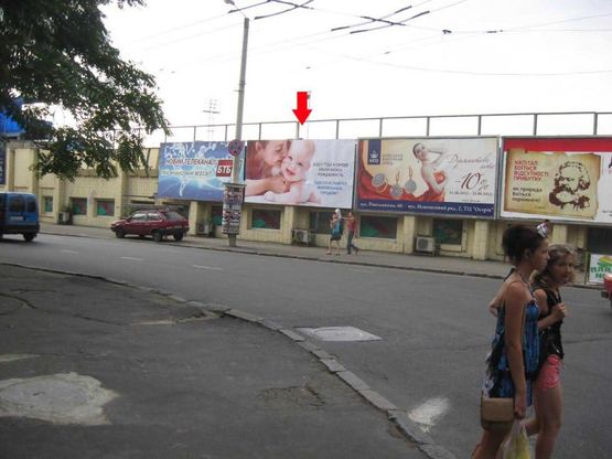 Фото рекламной плоскости по адресу Канатная,79