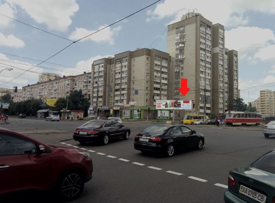 Фото рекламної площини за адресою Харьковское шоссе, 55 / ул. Тростянецкая / светофор, загруж. трансп. развязка, магазины: "Лига-Нова", Nuga Best, посуда DeLux, "М. Воронин", "Диавест: Комп. мир", с/м АТБ; Аптека низких цен, банк "Кредит-Днепр", в напр. к Ленингр. пл. / плоск. А1 (правая) Фото рекламної площини за адресою Харьковское шоссе, 55 / ул. Тростянецкая / светофор, загруж. трансп. развязка, магазины: "Лига-Нова", Nuga Best, посуда DeLux, "М. Воронин", "Диавест: Комп. мир", с/м АТБ; Аптека низких цен, банк "Кредит-Днепр", в напр. к Ленингр. пл. / плоск. А1 (правая)