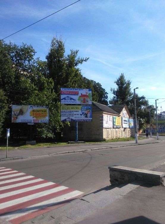 Фото рекламной плоскости по адресу Житомир в.Київська 124 (двоповерховий) Низ Фото рекламной плоскости по адресу Житомир в.Київська 124 (двоповерховий) Низ