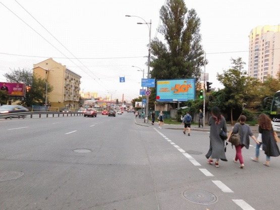 Фото рекламної площини за адресою Краснозвездный пр-т 190, к Московской пл., в центр