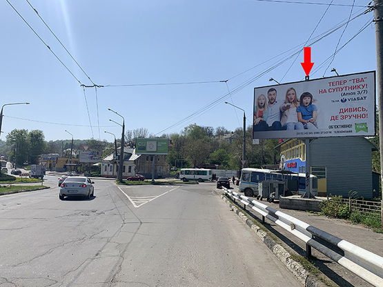 Фото рекламной плоскости по адресу вул.Гагаріна (міст) Фото рекламной плоскости по адресу вул.Гагаріна (міст)
