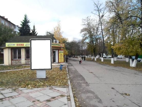 Фото рекламной плоскости по адресу г.Фастов, ул.Соборная, 59