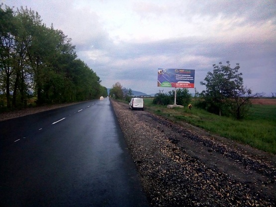 Фото рекламної площини за адресою Траса з с. Вілок, в сторону м. Виноградово