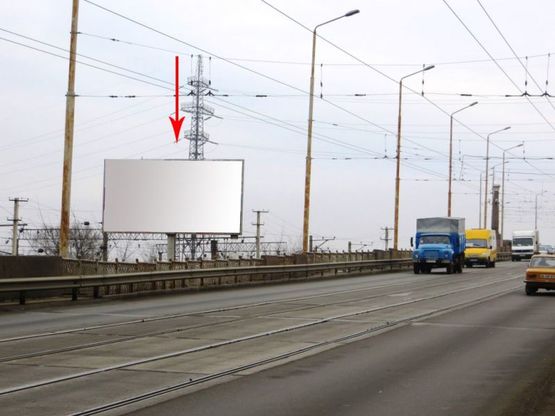 Фото рекламной плоскости по адресу 006Б,в'їзд на Амурський міст з правого берега з центру Фото рекламной плоскости по адресу 006Б,в'їзд на Амурський міст з правого берега з центру