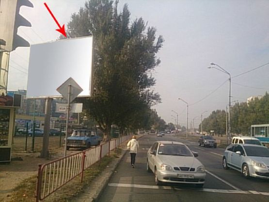 Фото рекламної площини за адресою s084Б,вул. Донецьке шосе, 4, біля світлофора Фото рекламної площини за адресою s084Б,вул. Донецьке шосе, 4, біля світлофора