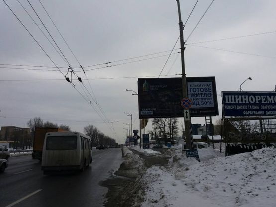 Фото рекламної площини за адресою Окружная , возле магазина АТЛ  в сторону Одесской пл. Фото рекламної площини за адресою Окружная , возле магазина АТЛ  в сторону Одесской пл.