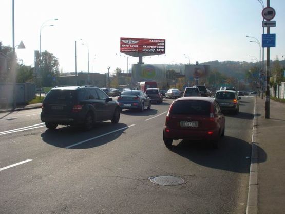 Фото рекламной плоскости по адресу Межигорская ул.89, перекресток с ул.Заводской