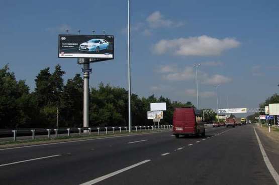 Фото рекламної площини за адресою Київ - Житомир, 09км+500м до Києва (в напр. Житомира)