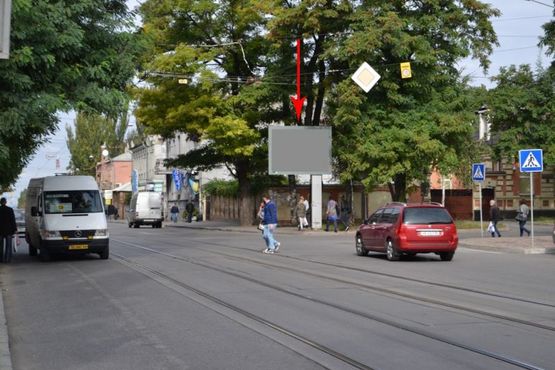 Фото рекламної площини за адресою s029А3,вул. Чернишевського - вул. Писаржевського Фото рекламної площини за адресою s029А3,вул. Чернишевського - вул. Писаржевського