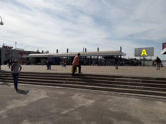 Фото рекламної площини за адресою Приміський Вокзал м. Львова (120 м до ТЦ СКРИНЯ) місце №1 Фото рекламної площини за адресою Приміський Вокзал м. Львова (120 м до ТЦ СКРИНЯ) місце №1