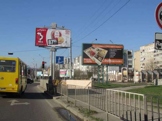 Фото рекламної площини за адресою Богдана Хмельницького вул., 269 - Грінченка вул., (призма) Фото рекламної площини за адресою Богдана Хмельницького вул., 269 - Грінченка вул., (призма)