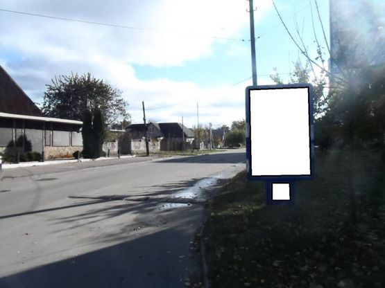 Фото рекламной плоскости по адресу г.Фастов, ул.Интернациональная, 14, ресторан Старая Прага, авт.остановка Фото рекламной плоскости по адресу г.Фастов, ул.Интернациональная, 14, ресторан Старая Прага, авт.остановка