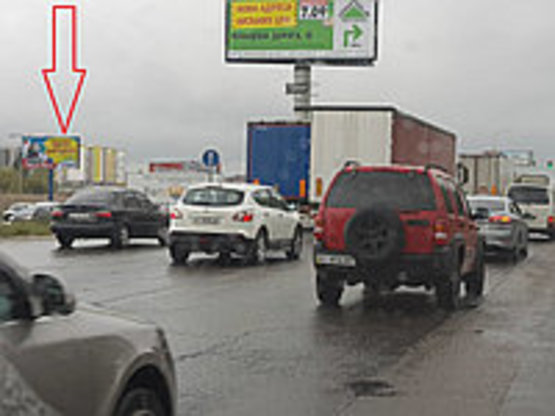 Фото рекламной плоскости по адресу Большая окружная 4х8 м 1050 м.от Жилянского моста