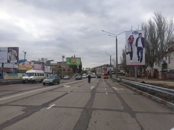 Фото рекламної площини за адресою пр-т. 50-летия Победы                     ( пер. Балковский левый 2) Фото рекламної площини за адресою пр-т. 50-летия Победы                     ( пер. Балковский левый 2)