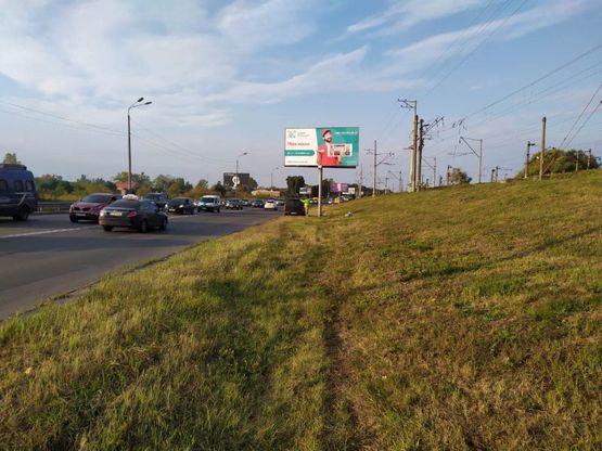 Фото рекламної площини за адресою пр. Повітрофлотський 100 50.401599  30.424146 (Київ-Волинський)третій