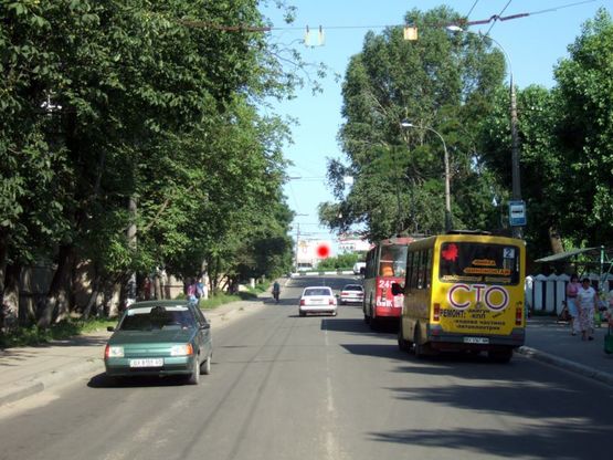 Фото рекламной плоскости по адресу Т-подібне перехрестя вул.Шевченка - вул.Трудова. неподалік: супермаркет "Бакалія", Делівері, зупинка, автостанція (від центру) Фото рекламной плоскости по адресу Т-подібне перехрестя вул.Шевченка - вул.Трудова. неподалік: супермаркет "Бакалія", Делівері, зупинка, автостанція (від центру)