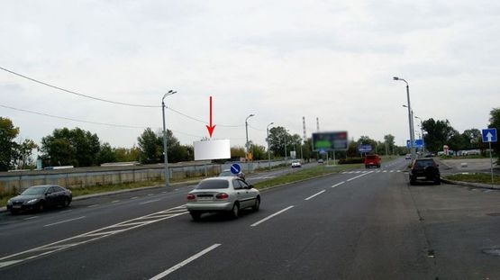 Фото рекламної площини за адресою s130Б,вул. Набережна Перемоги перед Південним мостом, ж/м Перемога Фото рекламної площини за адресою s130Б,вул. Набережна Перемоги перед Південним мостом, ж/м Перемога