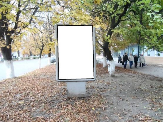 Фото рекламной плоскости по адресу г.Фастов,  перекресток ул.Льва Толстого и Соборной, 18