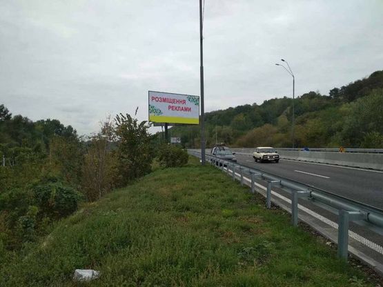 Фото рекламной плоскости по адресу Новообухівська траса (1 до Києва в напрямку м.Обухів)