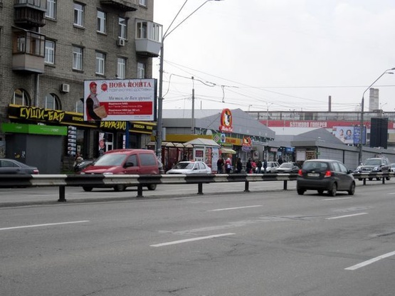 Фото рекламной плоскости по адресу Победы пр-т, 45  (ст.м. Шулявская) Фото рекламной плоскости по адресу Победы пр-т, 45  (ст.м. Шулявская)