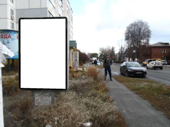 Фото рекламной плоскости по адресу г.Фастов, ул. Кирова, 5-9 Фото рекламной плоскости по адресу г.Фастов, ул. Кирова, 5-9