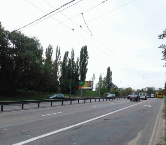 Фото рекламної площини за адресою Телиги О.ул., от ул. Фрунзе в сторону ст.метро "Дорогожичи", напротив АЗС Фото рекламної площини за адресою Телиги О.ул., от ул. Фрунзе в сторону ст.метро "Дорогожичи", напротив АЗС