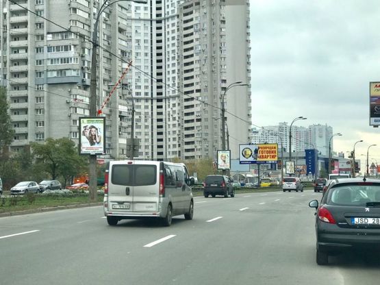 Фото рекламної площини за адресою Днепровская набережная/ Княжий Затон (напротив д.14Д ) №2 Фото рекламної площини за адресою Днепровская набережная/ Княжий Затон (напротив д.14Д ) №2