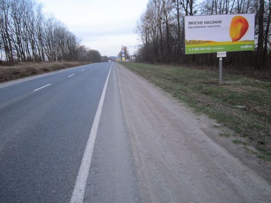 Фото рекламної площини за адресою Львів-Тернопіль, 13+400 лівроруч (м Винники)