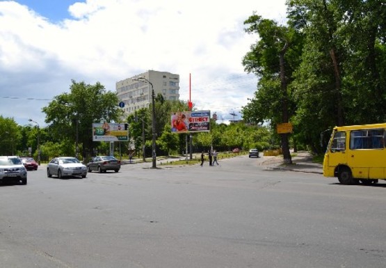 Фото рекламной плоскости по адресу Васильковская ул. - Ломоносова ул.
