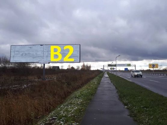 Фото рекламної площини за адресою Т-14-16 Львів-Пустомити-Мединичі, вул.Кульпарківська, біля заправки SOCAR в сторону Сокільник (правий)