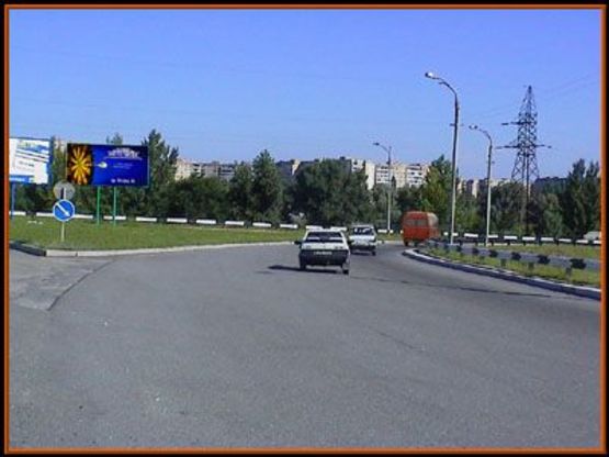 Фото рекламної площини за адресою Конец левобережного моста (съезд с моста) Фото рекламної площини за адресою Конец левобережного моста (съезд с моста)