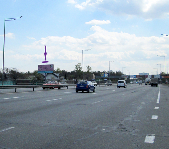Фото рекламної площини за адресою Столичное шоссе ( в направлении выезда из города)