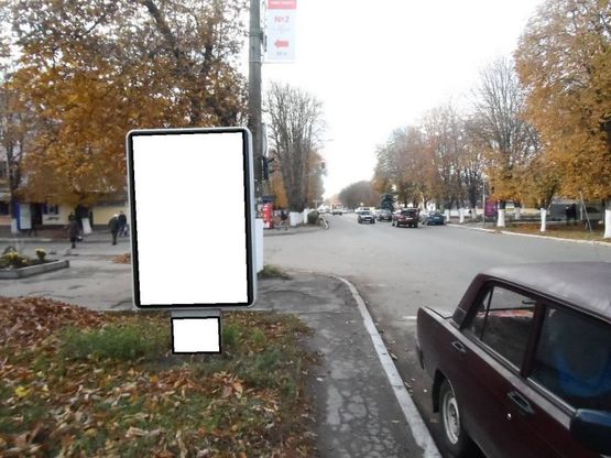 Фото рекламной плоскости по адресу г.Фастов, ул.Соборная, 29 Фото рекламной плоскости по адресу г.Фастов, ул.Соборная, 29