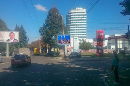 Фото рекламной плоскости по адресу s033А6,вул. Казакова - просп. Гагаріна Фото рекламной плоскости по адресу s033А6,вул. Казакова - просп. Гагаріна