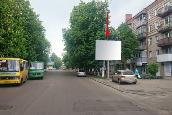 Фото рекламной плоскости по адресу s061А,вул. Титова, 20 - вул. Янгеля