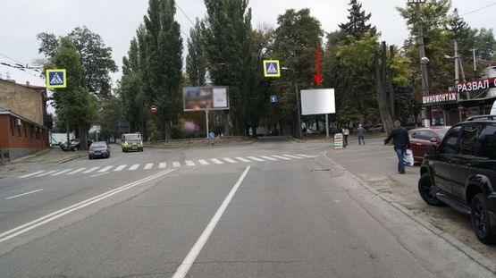 Фото рекламной плоскости по адресу s079А,просп. Пушкіна - вул. Канатна Фото рекламной плоскости по адресу s079А,просп. Пушкіна - вул. Канатна