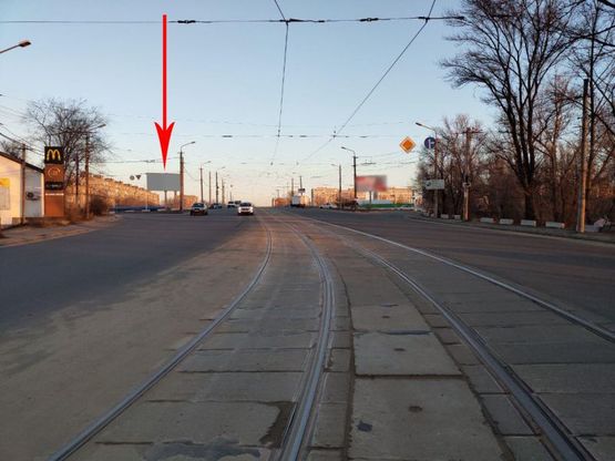 Фото рекламной плоскости по адресу s125Б,просп. Мануйлівський (Воронцова) заїзд на просп. Слобожанський (Правда) Синя АЗС Фото рекламной плоскости по адресу s125Б,просп. Мануйлівський (Воронцова) заїзд на просп. Слобожанський (Правда) Синя АЗС