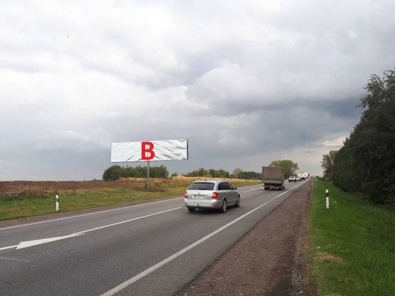 Фото рекламной плоскости по адресу Обїздна Н-17, після зїзда з траси М-06, Київ-Чоп в сторону Винників