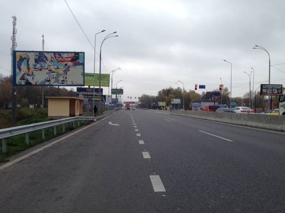 Фото рекламной плоскости по адресу Дніпровське шосе,  поворот на с.Лісники, зупинка "Лісники", траса Н-01 "Київ-Знам'янка", км 20+800 ліво Фото рекламной плоскости по адресу Дніпровське шосе,  поворот на с.Лісники, зупинка "Лісники", траса Н-01 "Київ-Знам'янка", км 20+800 ліво