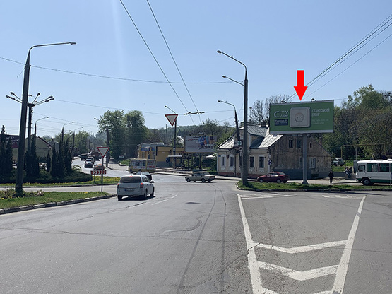 Фото рекламної площини за адресою вул.Гагаріна - вул.Корсунська Фото рекламної площини за адресою вул.Гагаріна - вул.Корсунська